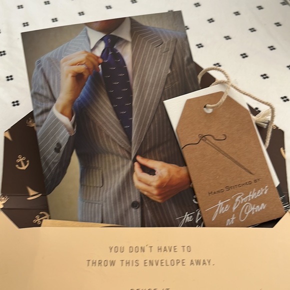 Burgundy mens bow pre-tied - Picture 6 of 7